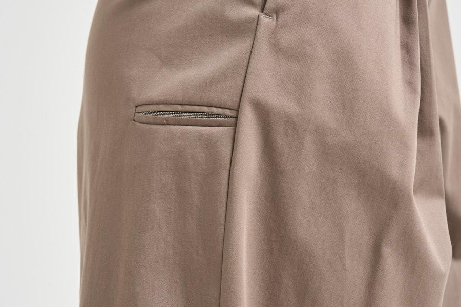 Pantalone donna palazzo sartoriale tortora A04638 01037149 PESERICO 