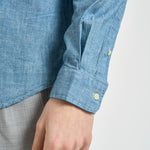 Camicia uomo in denim chiaro 710548538 001 RALPH LAUREN 
