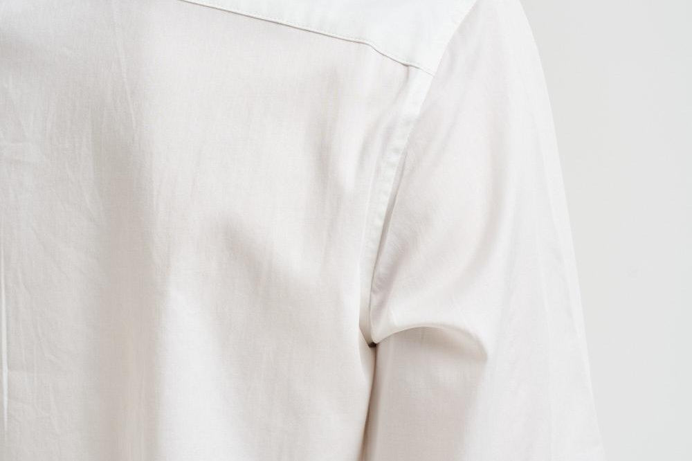 Camicia uomo in popeline bianca EM005123 AF23800U0002 EMPORIO ARMANI 