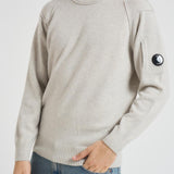 Maglia Lambswool uomo grigia 19CMKN707A 110149AM13 CP COMPANY 