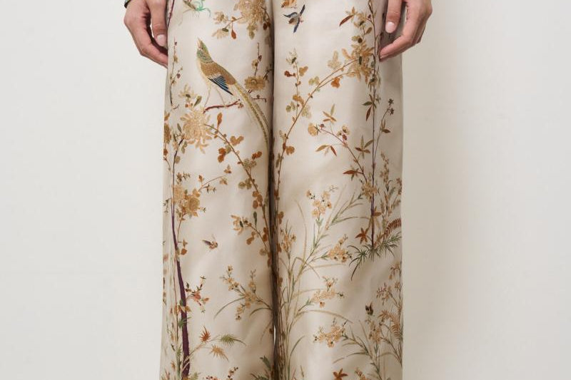 Pantalone donna Aloe in seta 12450 515543 PIERRE-LOUIS MASCIA 