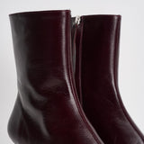 Stivaletti donna in pelle lucida bordeaux. S101164 02 ALOHAS 
