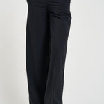 Pantalone donna gamba larga nero 26854 10BLACK RRD 
