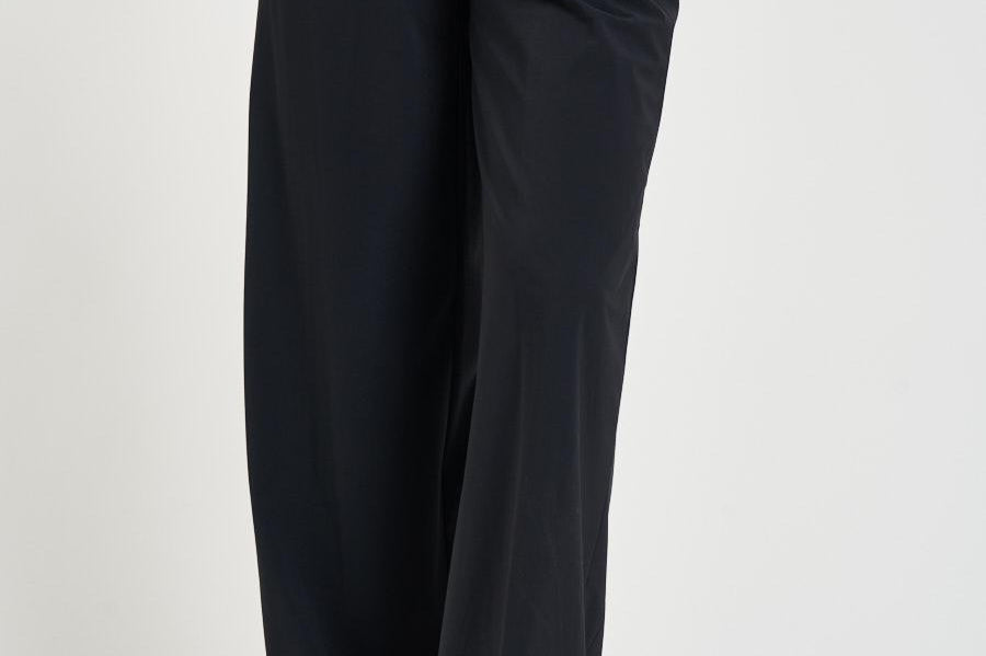 Pantalone donna gamba larga nero 26854 10BLACK RRD 