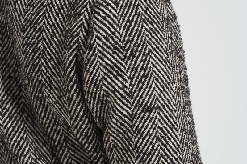 Cappotto donna doppiopetto sale e pepe 82081 NERO LOKITA MILANO 