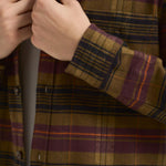 Camicia uomo a quadri marrone 1000546 625 LES DEUX 
