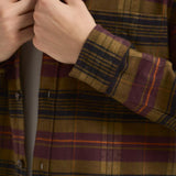 Camicia uomo a quadri marrone 1000546 625 LES DEUX 
