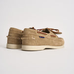Mocassino donna Portland da barca in suede taupe 77131JW AF0 SEBAGO 