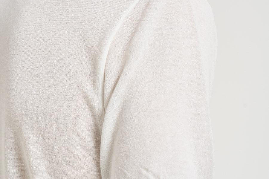Polo uomo in maglia bianca M060526 102 ACCADEMIE TESSILI 
