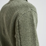 Maglia uomo Cotton Chenille verde militare 5100019 S00N5V0055 STONE ISLAND 