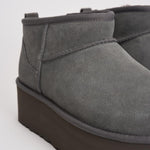 Stivale donna platform Ultra mini grigio 1135092 CHARCOLE UGG 