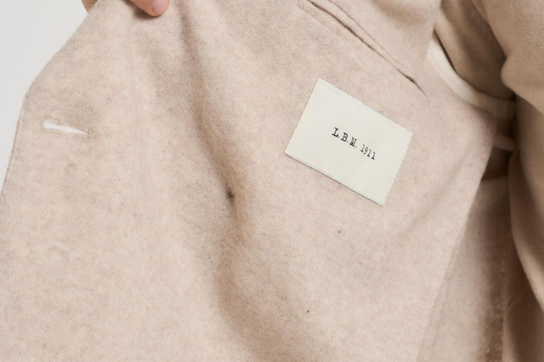 Giacca uomo doppiopetto beige 2813 557013 L.B.M. 