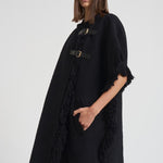 Cappotto donna midi Greya nero MA0449FB C3D04I01BK ISABEL MARANT 