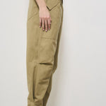Pantalone donna verde carrot fit NATSA KHAKI IRO 