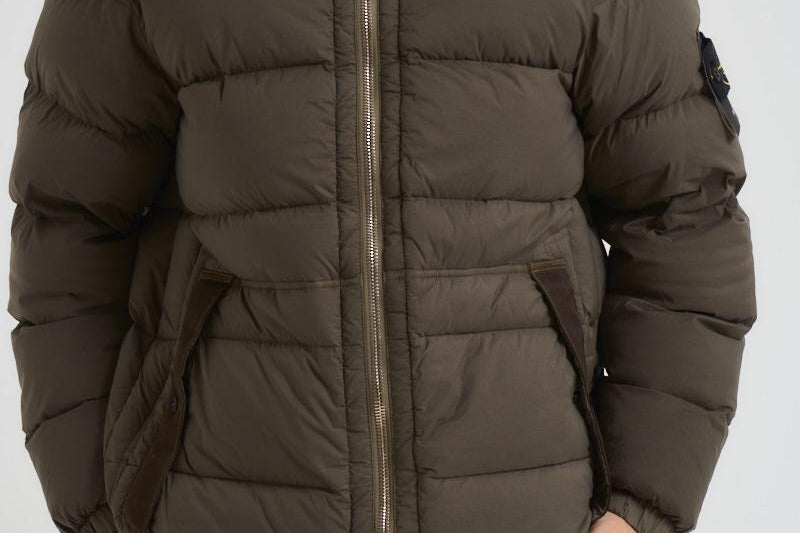 Piumino uomo Tunnel Down verde militare 4100040 S0028V0054 STONE ISLAND 