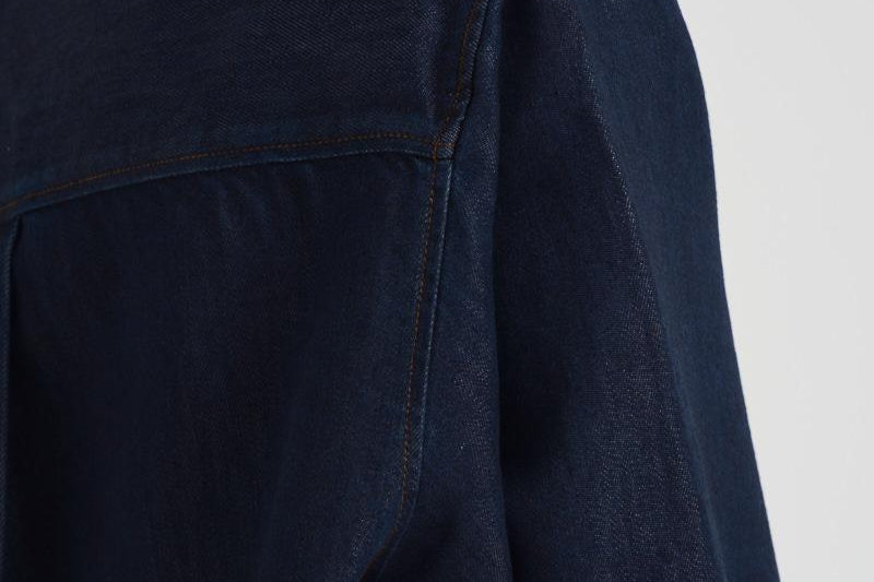 Camicia over in denim donna AZ01V86 BLU NINE IN THE MORNING 