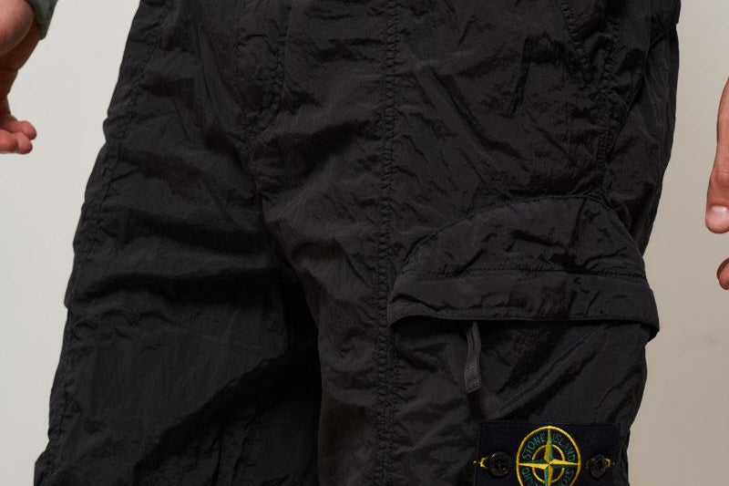 Bermuda uomo Nylon Metal nero L100007 S0019V0029 STONE ISLAND 