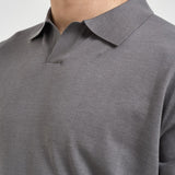 Polo uomo in maglia grigio 300423 701 KANGRA 