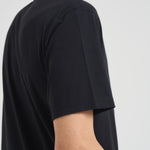 T-shirt uomo girocollo nera con ricamo ARNOTTWM BOL00EMB MC2 SAINT BARTH 