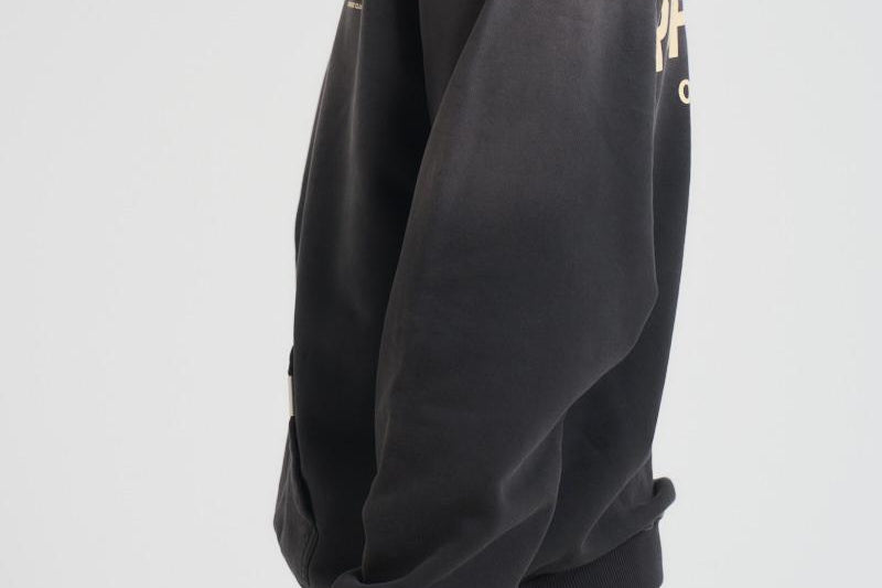 Felpa uomo con cappuccio grigia OCM4113 AGEDBLACK REPRESENT 