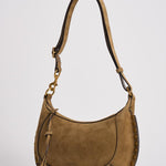 Borsa donna in suede Oskan Moon bag cammello PP0003FA A3C32MTPGO ISABEL MARANT 