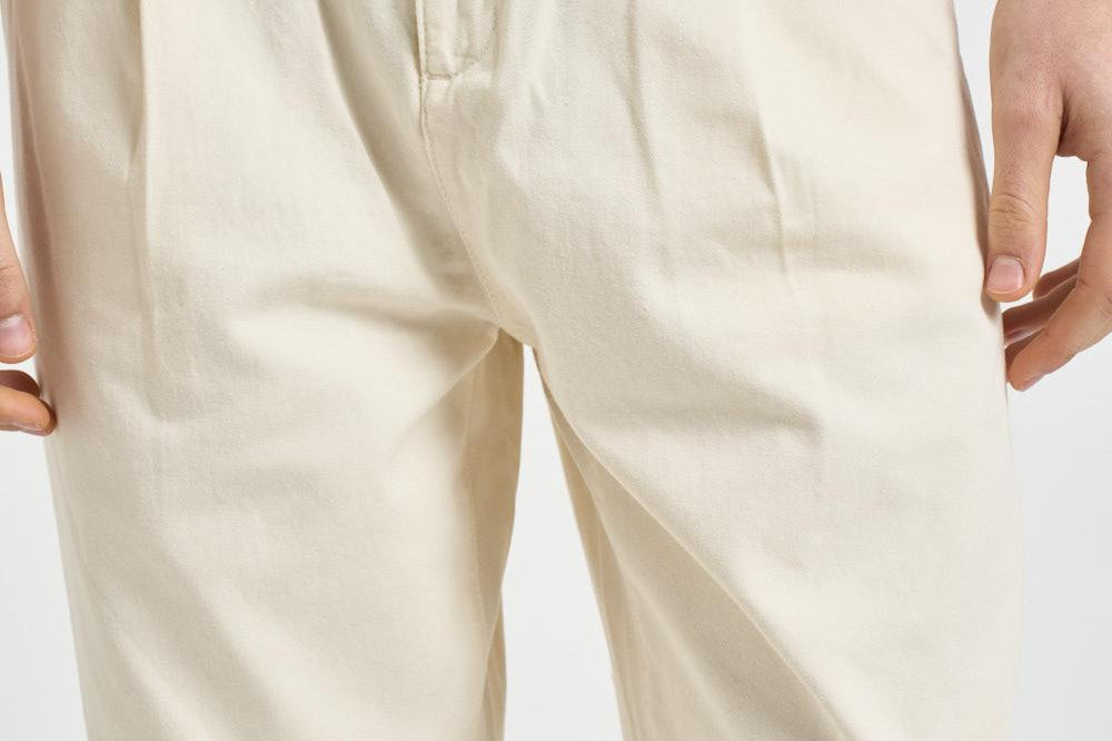 Pantalone uomo gamba dritta panna 1001326 EGGNOGWHITE LES DEUX 