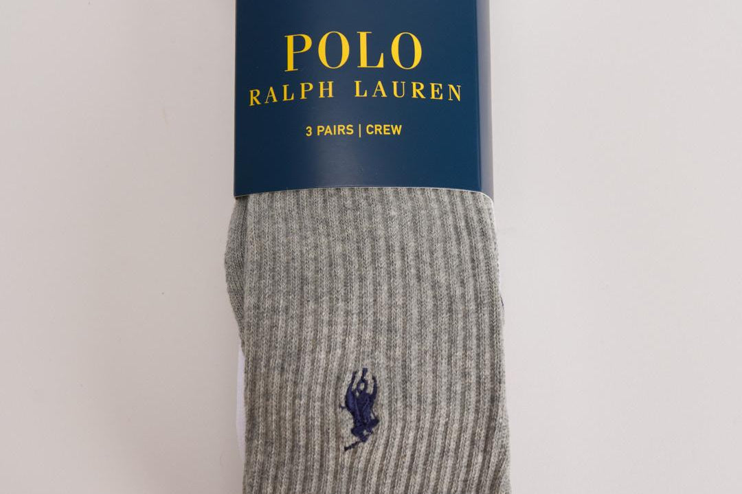 Calzini uomo 3 pack con ricamo logo 449799746 001 RALPH LAUREN 