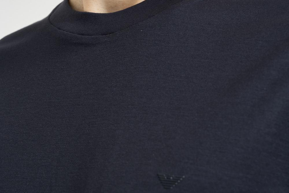 T-shirt uomo girocollo blu EM005491 AF24839UB118 EMPORIO ARMANI 