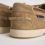 Mocassino donna Portland da barca in suede taupe 77131JW AF0 SEBAGO 