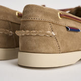 Mocassino donna Portland da barca in suede taupe 77131JW AF0 SEBAGO 