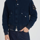 Giacca uomo a costine blu scuro 4100123S0J10 V0021 STONE ISLAND 