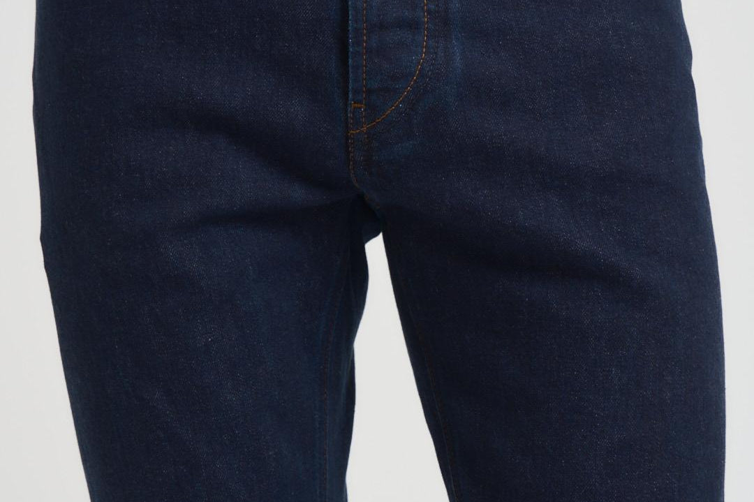 Pantalone uomo dritto in denim scuro J100007S0J12 VJ201 STONE ISLAND 