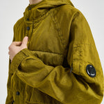 Giubbotto uomo con cappuccio verde OW072A 246 C.P. COMPANY 