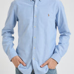 Camicia uomo Oxford celeste 710549084 007 RALPH LAUREN 