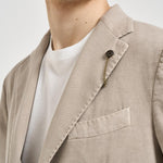 Giacca uomo monopetto pietra GL797MF 102512 SANTANIELLO 