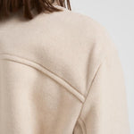 Cappotto donna Hanis corto panna MA0267FB B1D03I23EC ISABEL MARANT 