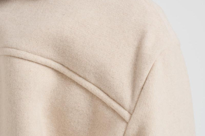 Cappotto donna Hanis corto panna MA0267FB B1D03I23EC ISABEL MARANT 