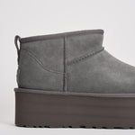 Stivale donna platform Ultra mini grigio 1135092 CHARCOLE UGG 