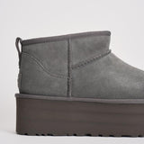 Stivale donna platform Ultra mini grigio 1135092 CHARCOLE UGG 