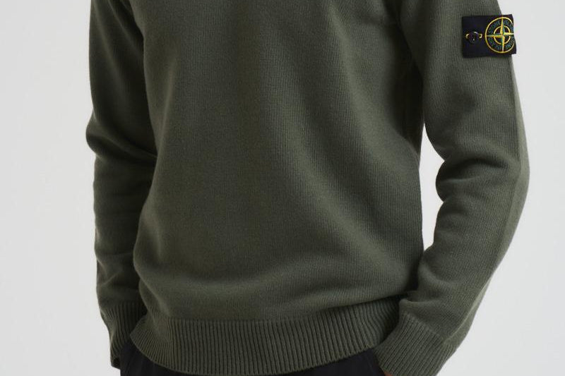Maglia uomo girocollo verde 5100072 S00A3V0054 STONE ISLAND 