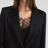 Blazer monopetto donna 14059BIS 8007NERO FORTE FORTE 