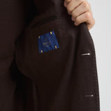 Giacca uomo monopetto marrone GL7297MF 293858F SANTANIELLO 