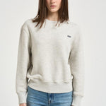 Felpa donna girocollo grigio chiaro SWPW 001M AUTRY 