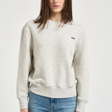 Felpa donna girocollo grigio chiaro SWPW 001M AUTRY 