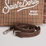 Borsa donna Vanity Mini Wool Pied de Poule marrone VANITYMNWL PDP45 MC2 SAINT BARTH 