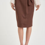 Gonna donna longuette marrone 106449A2W6 EDWENAL78 PINKO 