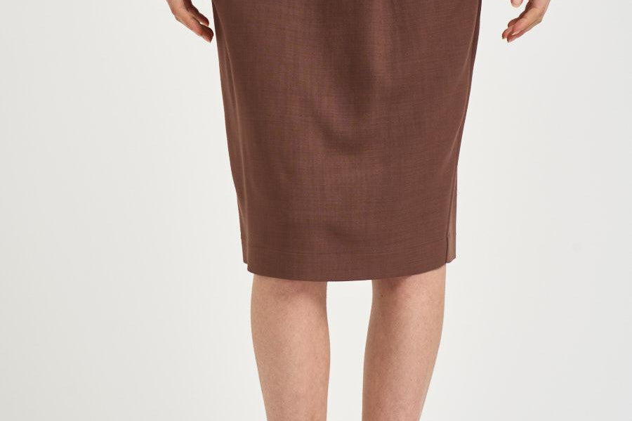 Gonna donna longuette marrone 106449A2W6 EDWENAL78 PINKO 