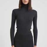 Dolcevita donna grigio a costine D512552X LEILA020ANTRACITE P.a.r.o.s.h. 