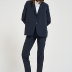 Giacca donna monopetto blu 26551 60BLUEBLACK RRD 