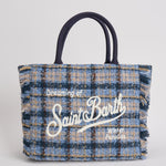 Borsa donna Colette tweed celeste COLETTETWD CK3121 MC2 SAINT BARTH 